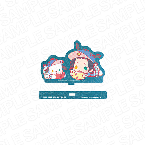 『ヒプノシスマイク SANRIO NAKAYOKU EDIT』ラメ入りアクリルスタンド 山田 二郎 × ポチャッコ